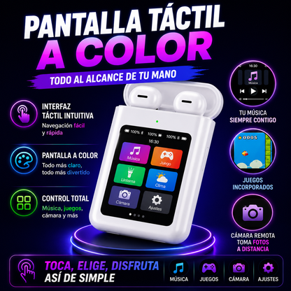 AUDIFONOS A98 POWER BANK PANTALLA TÁCTIL