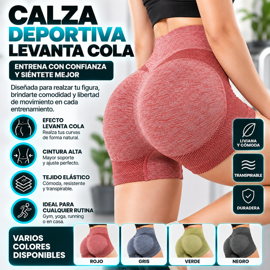 Calza deportiva levanta cola