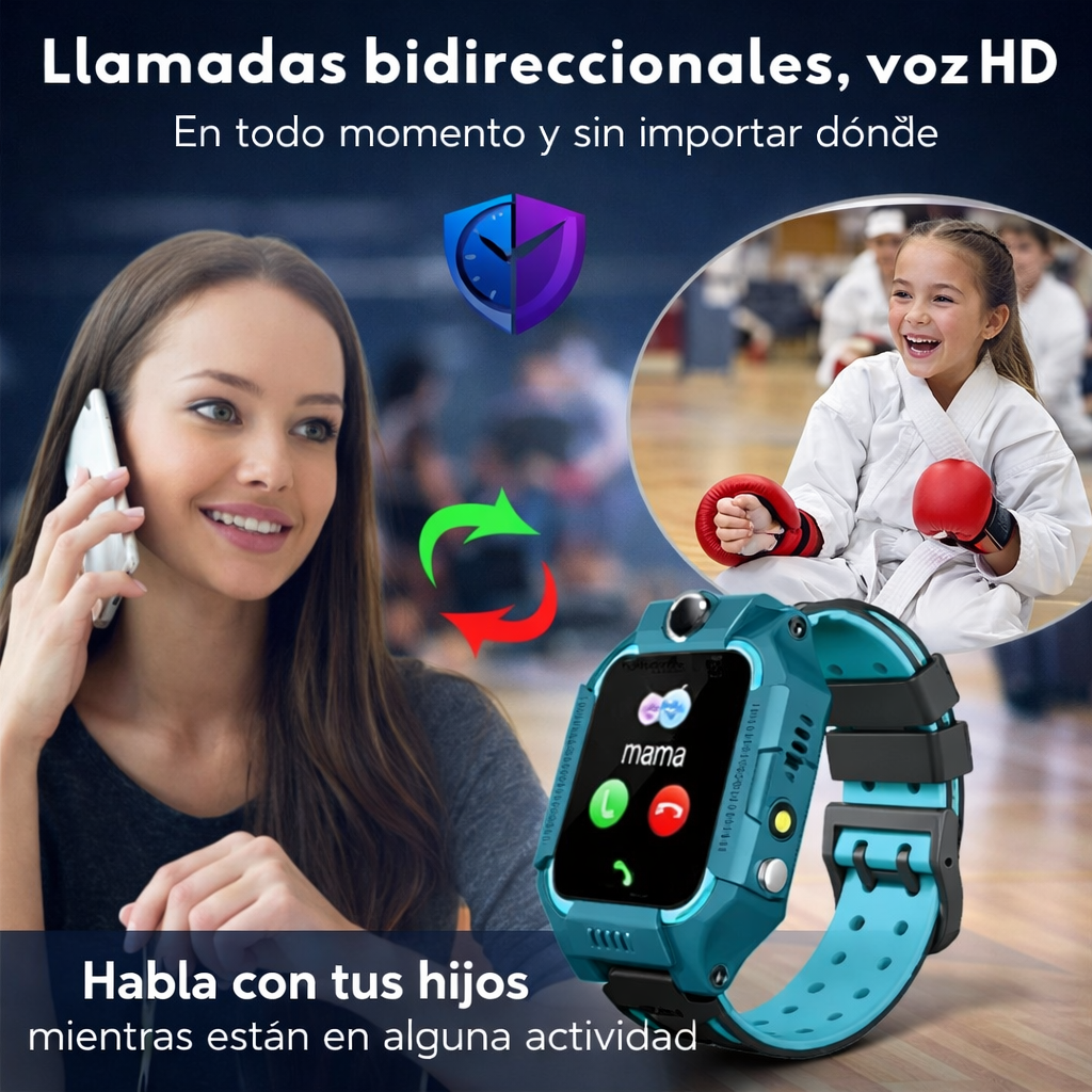 Smartwatch T55 para niños-Conectados y seguros en todo momento