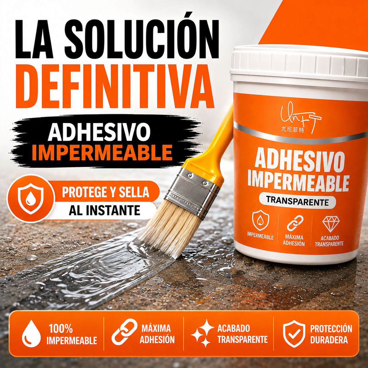 Sellador Transparente Impermeable -Sella, repara y protege cualquier superficie+ ENVÍO GRATIS 🚚
