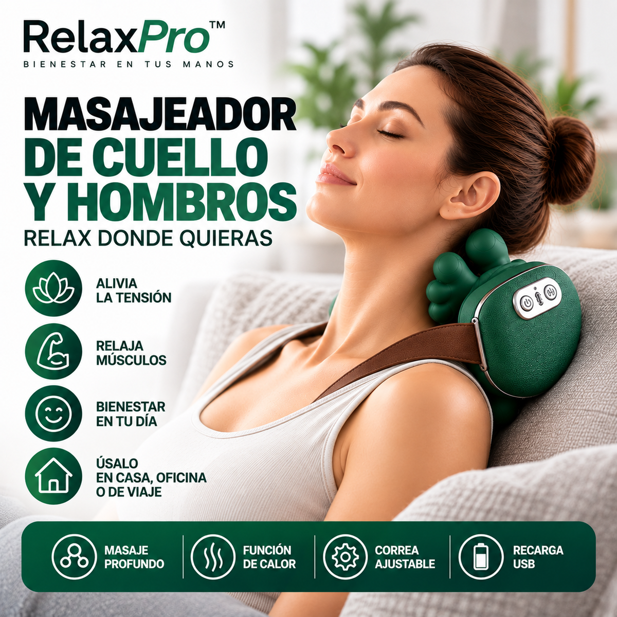 Masajeador de cuello y hombros