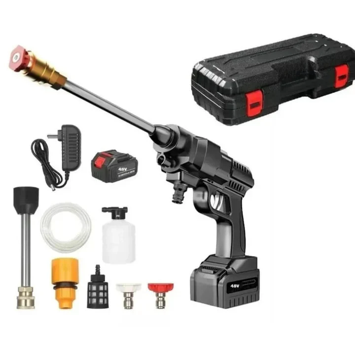 HIDROLAVADORA CON 2 BATERÍAS Y ACCESORIOS