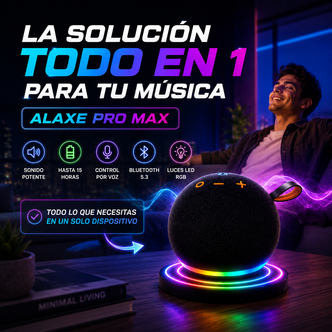 Alaxe Pro Max: Potencia, Estilo y Sonido que Impresiona+ ENVÍO GRATIS 🚚