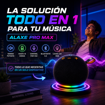 Alaxe Pro Max: Potencia, Estilo y Sonido que Impresiona+ ENVÍO GRATIS 🚚