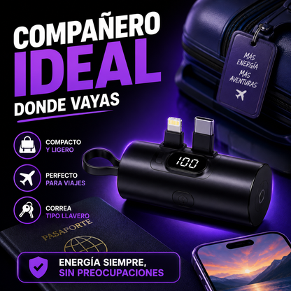 Cargador Portátil para celular tipo llavero+ ENVÍO GRATIS 🚚