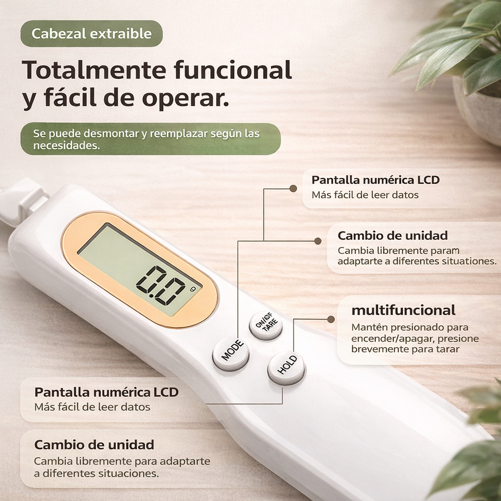 Cuchara Bascula Electronica De Precision