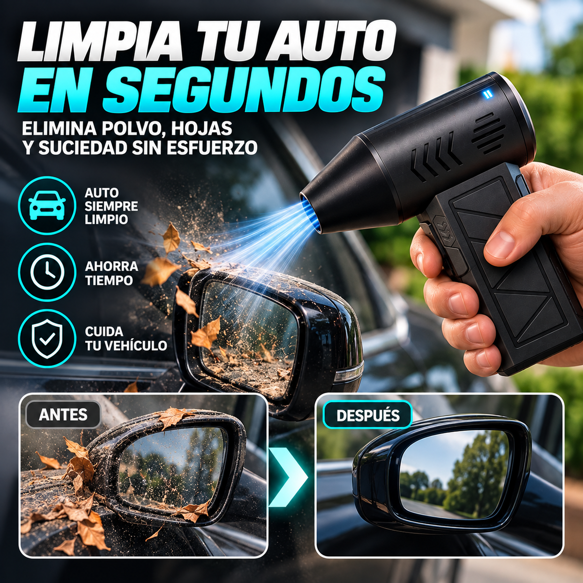 Mini Soplador Turbo Jet Multipropósito
