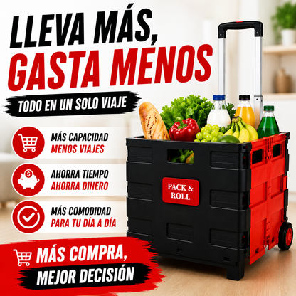 CARRITO PLEGABLE MULTIFUNCIONAL+ ENVÍO GRATIS 🚚