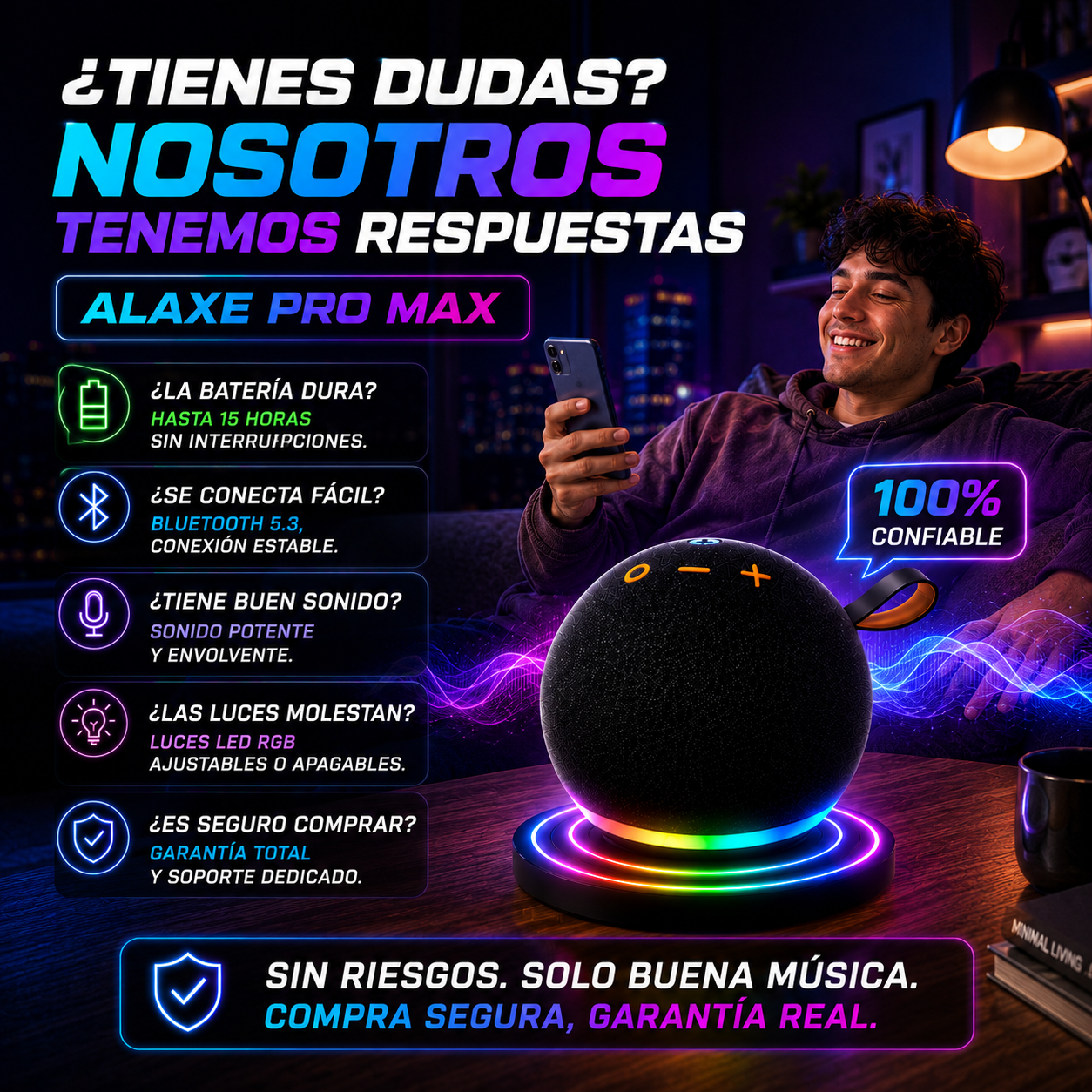 Alaxe Pro Max: Potencia, Estilo y Sonido que Impresiona+ ENVÍO GRATIS 🚚