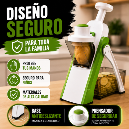 Cortador-Rallador Frutas y Vegetales+ ENVÍO GRATIS 🚚