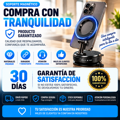 Soporte magnético celular Premium Rotativo multi propósito