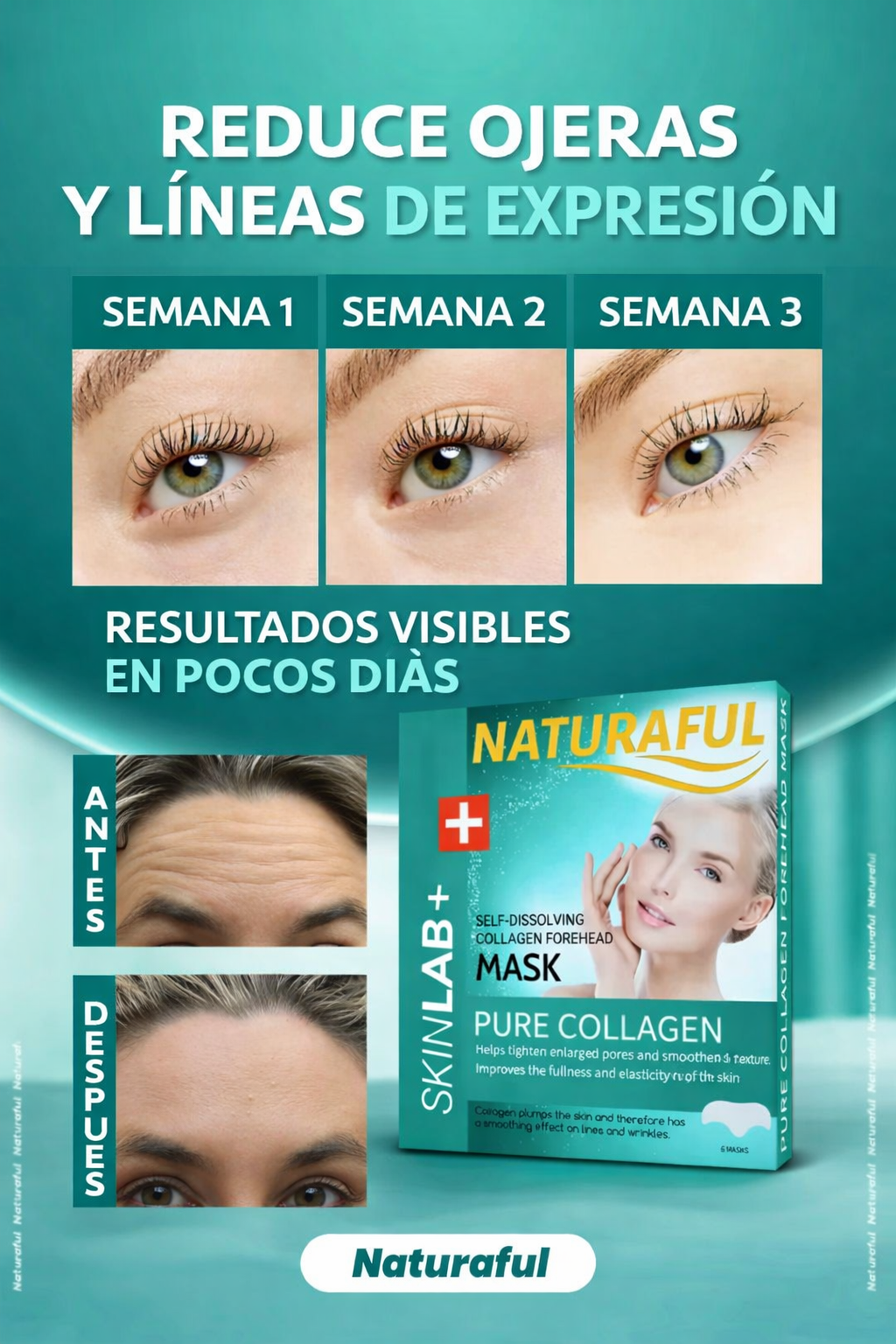 NaturalFul® Parches De Colágeno Absorbentes Milagrosos ✨❤️ + ENVÍO GRATIS 🚚