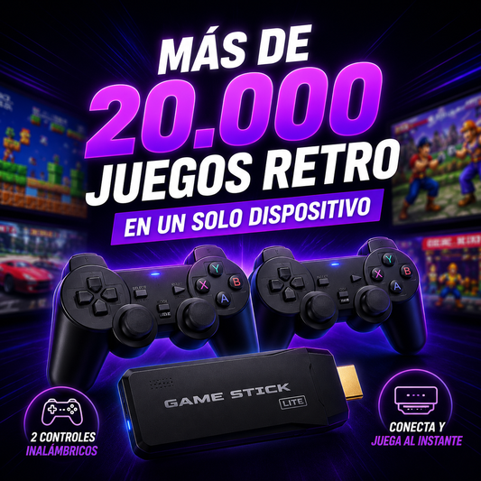 Game Stick- 20.000 Juegos Consolas Retro+ ENVÍO GRATIS 🚚