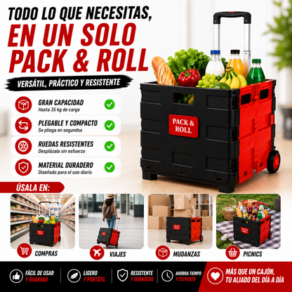 CARRITO PLEGABLE MULTIFUNCIONAL+ ENVÍO GRATIS 🚚