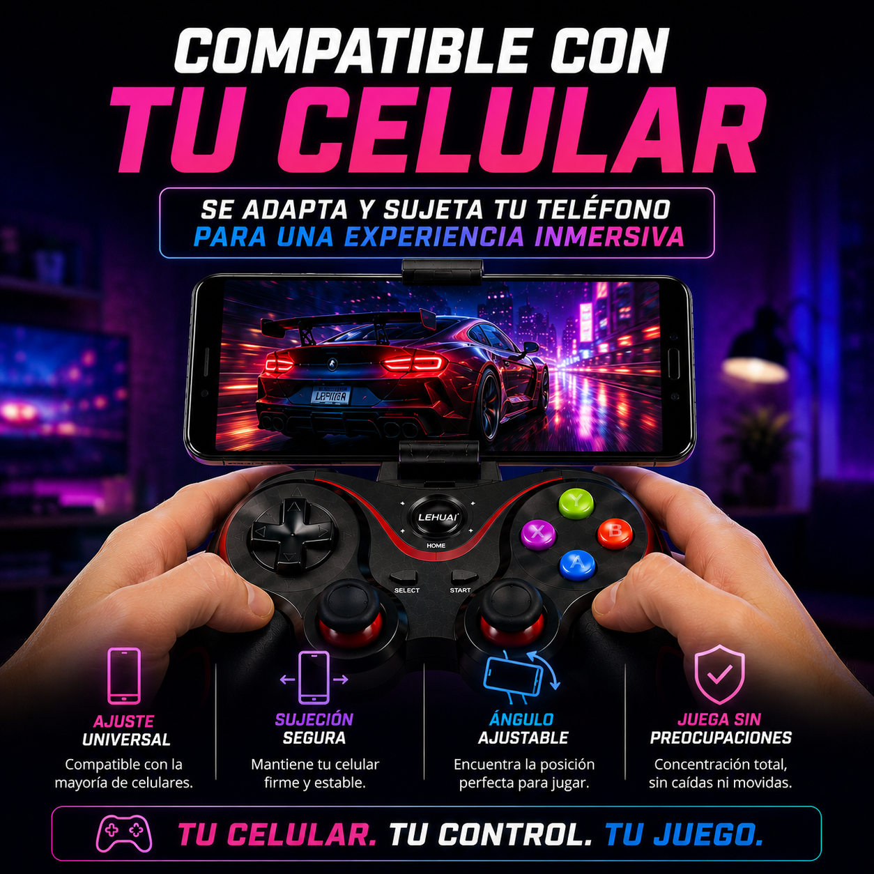 Control Gamer Bluetooth para celular