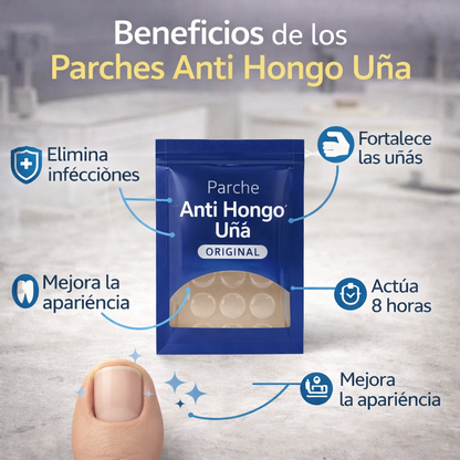 Parche Antihongos para Uñas y Pies – Sobre Azul