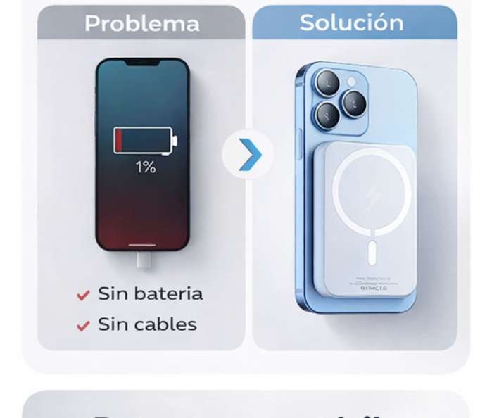 🔋 Magnetic Power Bank 20.000 mAh