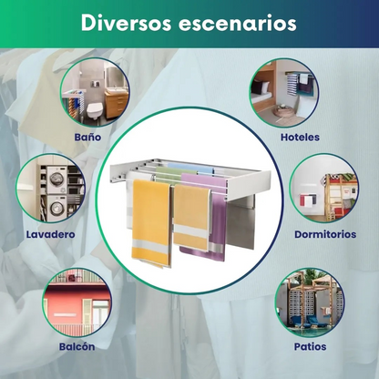 TENDEDERO DISCRETO PARED