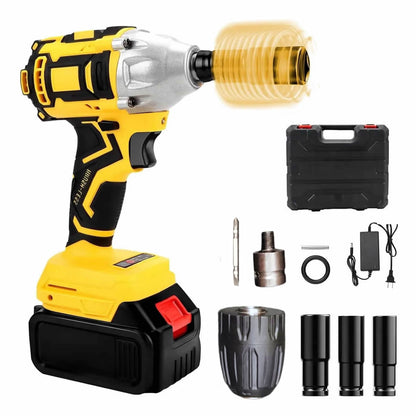 LLAVE DE IMPACTO 2 BATERÍAS 320NM CON MANDRIL Y MALETA