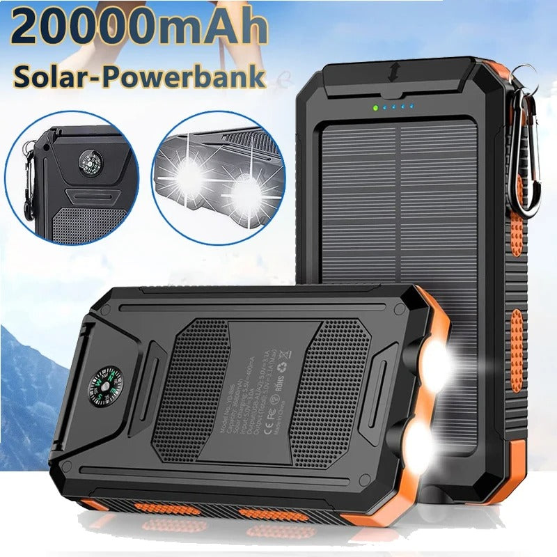 POWER BANK CON CARGA SOLAR