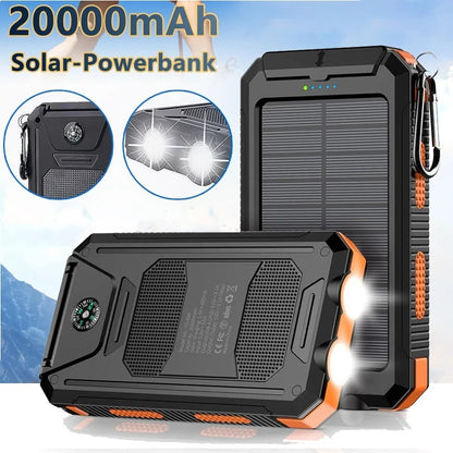 POWER BANK CON CARGA SOLAR