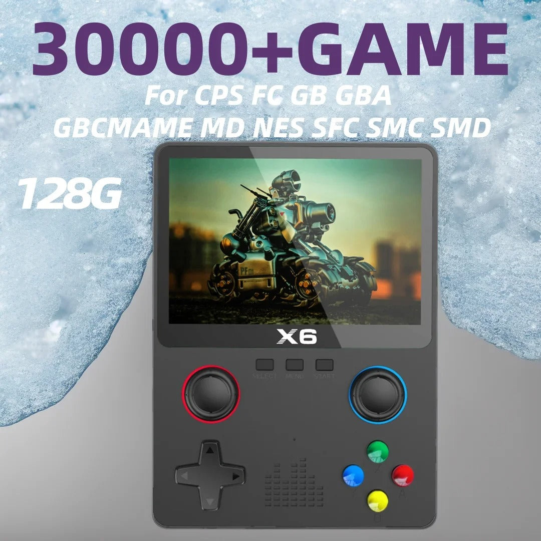 CONSOLA PORTÁTIL VIDEOJUEGOS RETRO x6