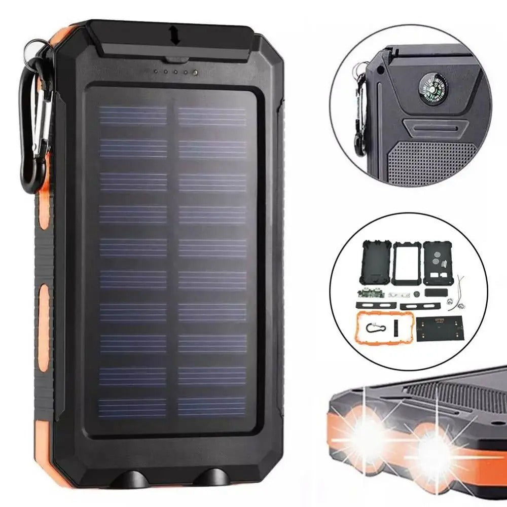 POWER BANK CON CARGA SOLAR