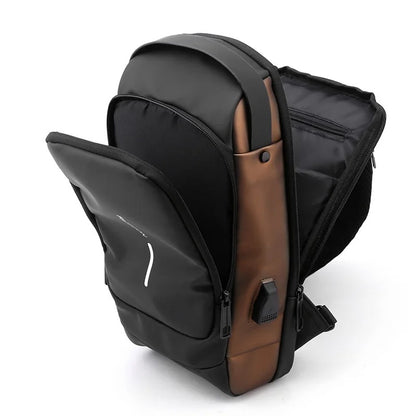 BOLSO ANTIRROBO CON CARGA USB+BLOQUEO