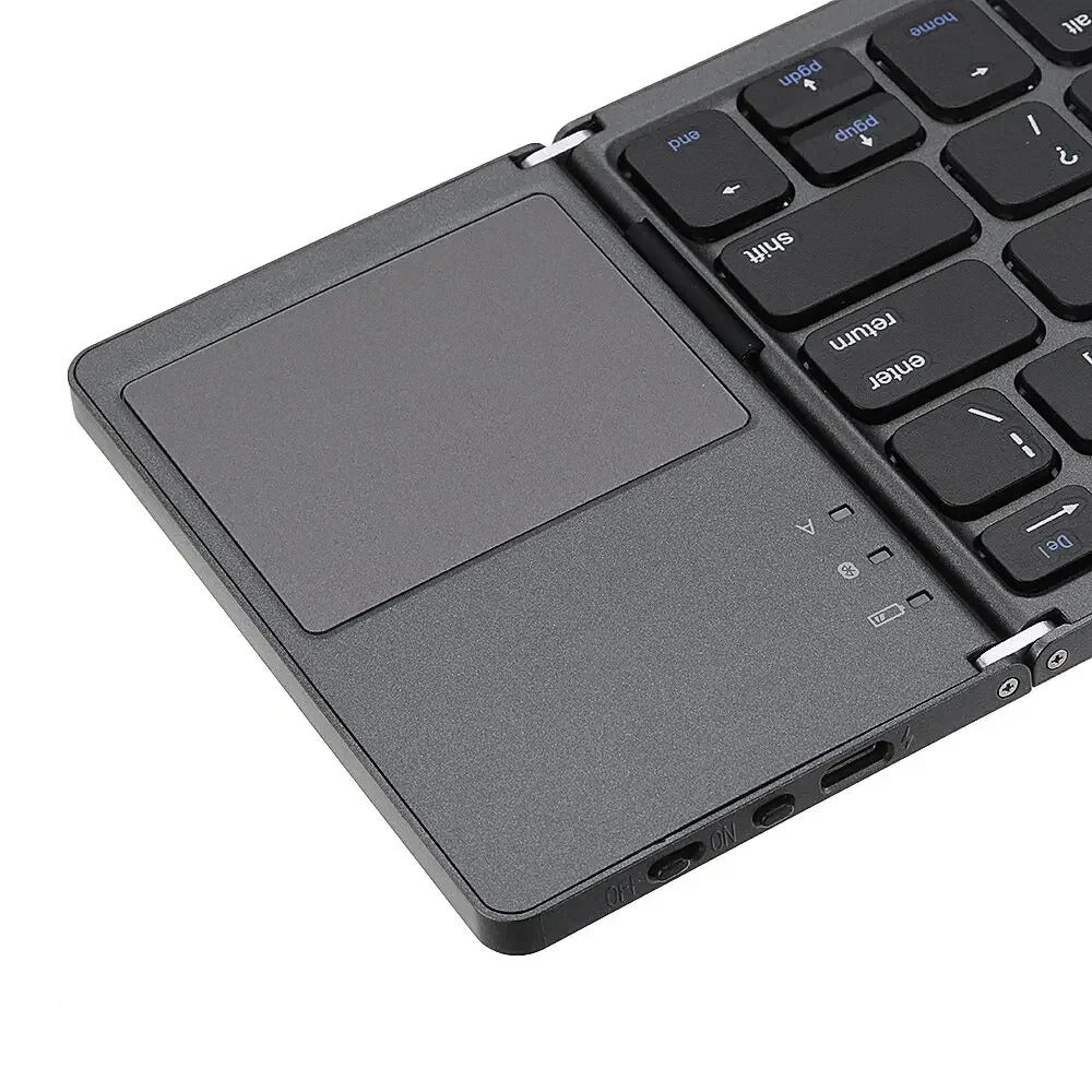 TECLADO BLUETOOTH PLEGABLE METÁLICO