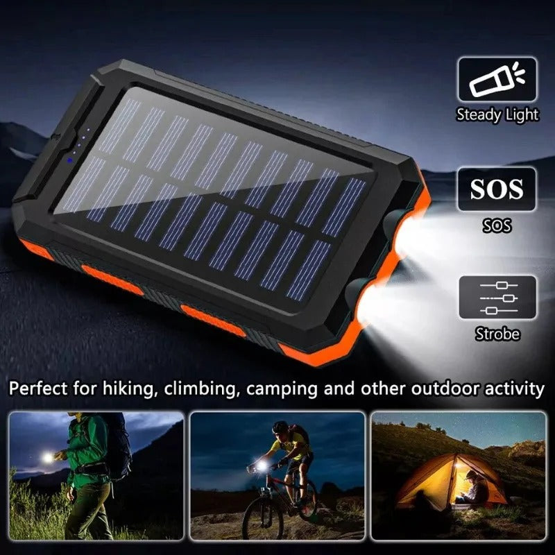 POWER BANK CON CARGA SOLAR