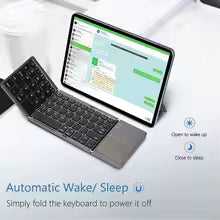 TECLADO BLUETOOTH PLEGABLE METÁLICO