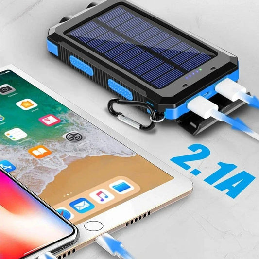 POWER BANK CON CARGA SOLAR