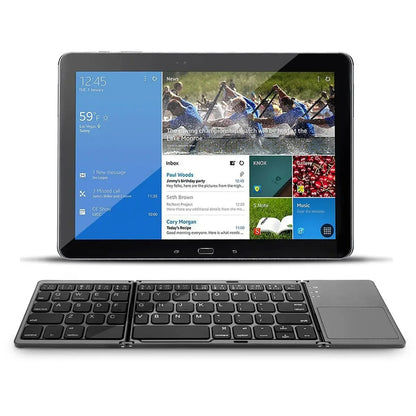 TECLADO BLUETOOTH PLEGABLE METÁLICO