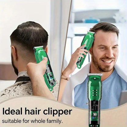 CORTADORA TRANSPARENTE  DE BARBA Y CABELLO