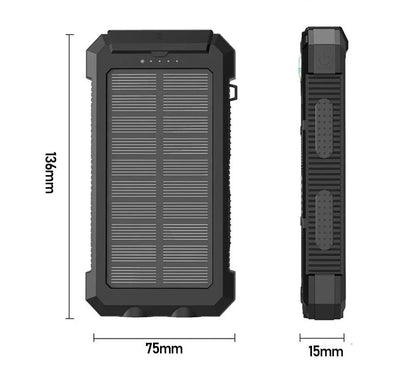 POWER BANK CON CARGA SOLAR