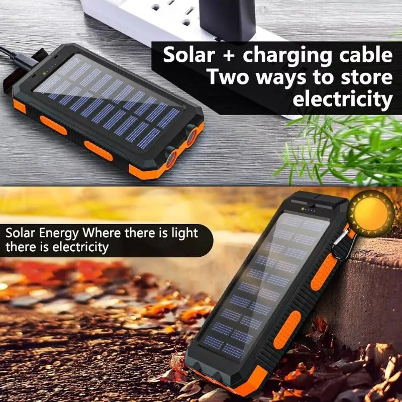 POWER BANK CON CARGA SOLAR