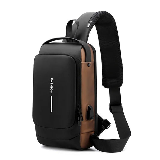 BOLSO ANTIRROBO CON CARGA USB+BLOQUEO