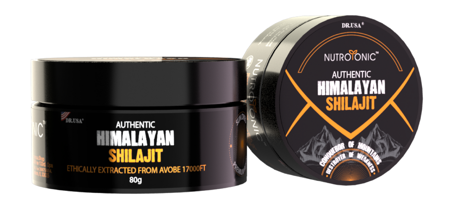 SHILAJIT DEL HIMALAYA NUTROTONIC® Orgánica Secada al Sol