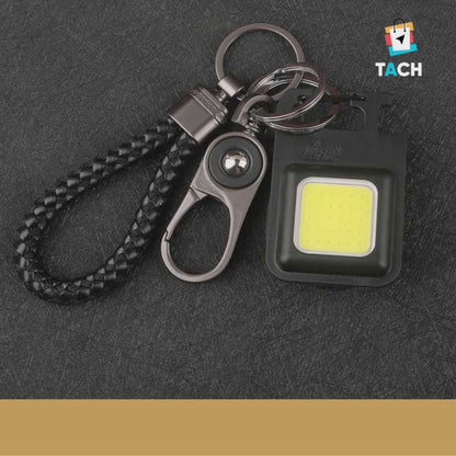 Mini linterna portátil COB para trabajo, luz LED magnética de bolsillo