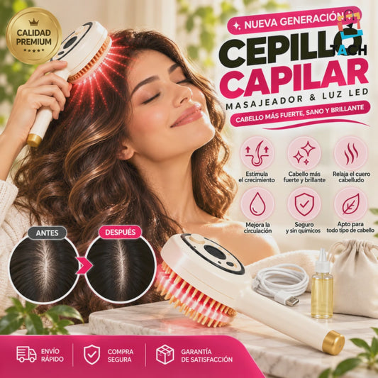 Cepillo Desenredador Capilar Vapor