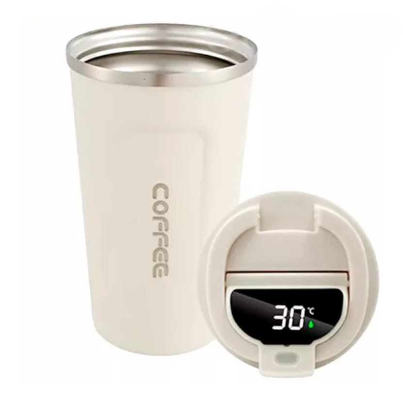 VASO TÉRMICO CON PANTALLA LED