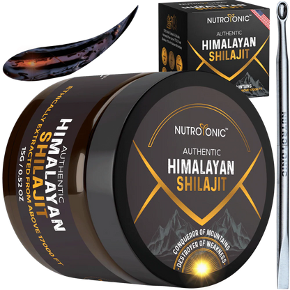 SHILAJIT DEL HIMALAYA NUTROTONIC® Orgánica Secada al Sol