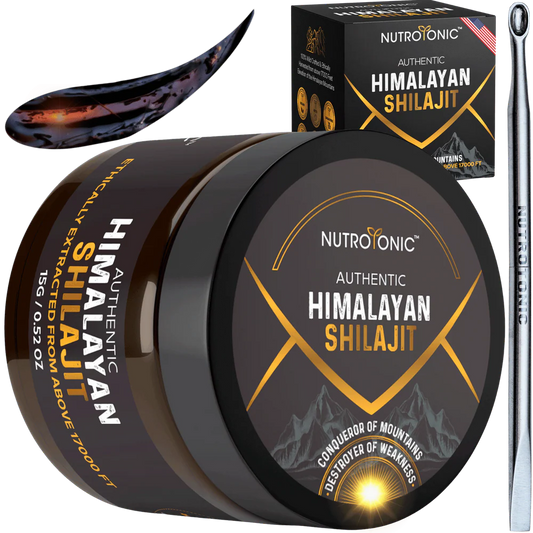 SHILAJIT DEL HIMALAYA NUTROTONIC® Orgánica Secada al Sol