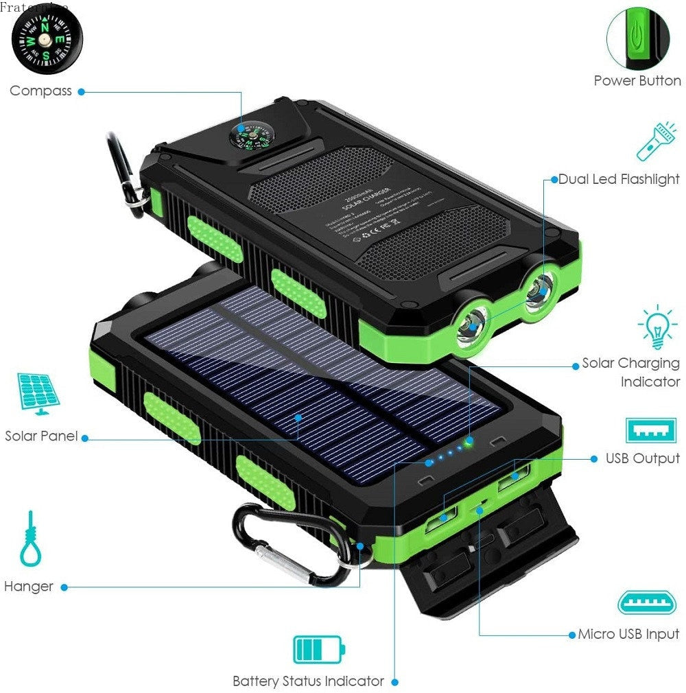 Banco de energía Solar portátil