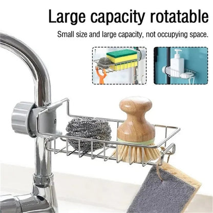 Escurridor de acero inoxidable para fregadero de cocina