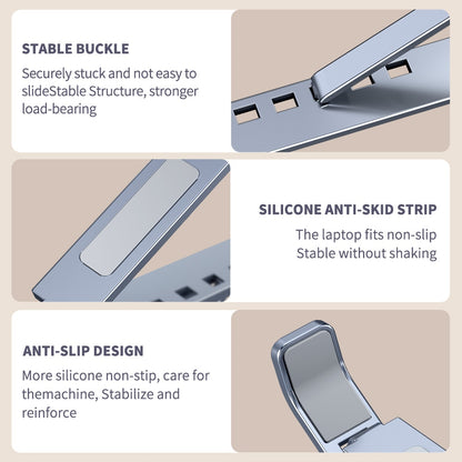 Soporte ajustable para computadora o Tablet portátil de aluminio