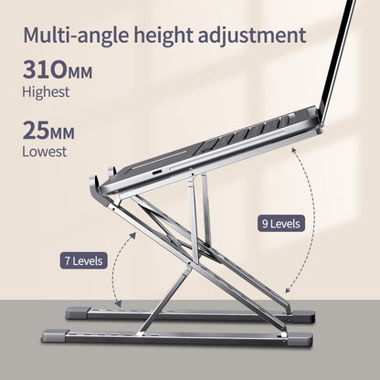 Soporte ajustable para computadora o Tablet portátil de aluminio