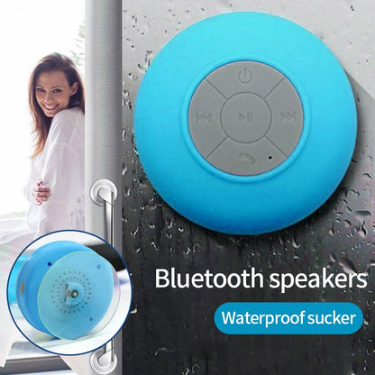 Minialtavoz Bluetooth portátil, resistente al agua.