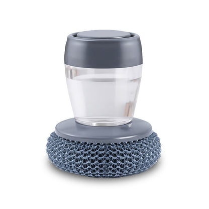 Dispensador automático de jabón para cocina, cepillo de palma para lavar platos